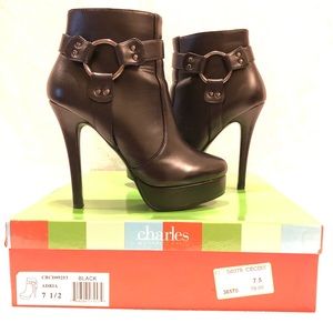 Charles David Adria Bootie Black Size 7.5